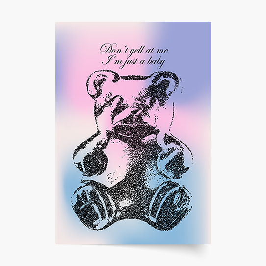 Poster, Vintage: Doar un bebeluș, 30x40