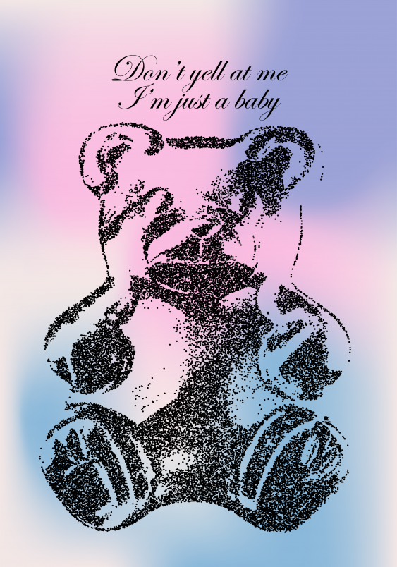 Poster, Vintage: Doar un bebeluș, 30x40