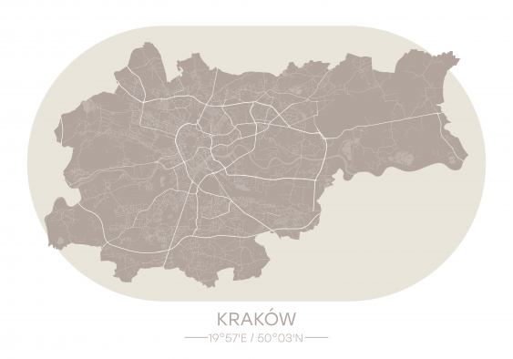 Poster, Orașe poloneze: Cracovia, 30x21