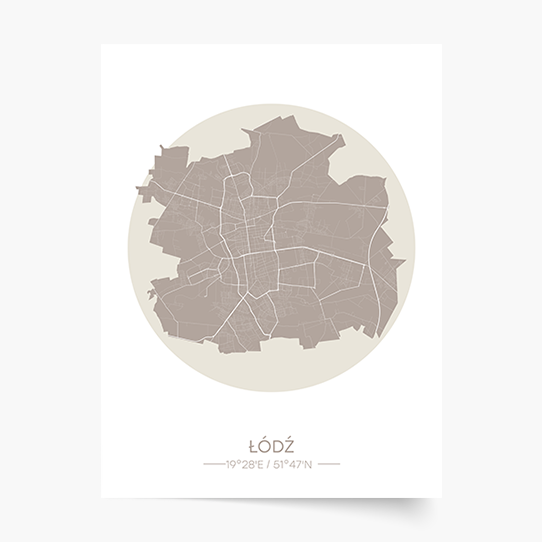 Poster, Orașe poloneze: Lodz, 21x30