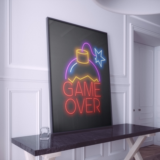 Poster, Jocuri: Bombă Game Over, 21x30