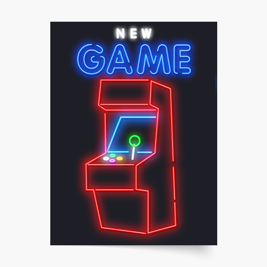 Poster, Jocuri: Joc nou, 21x30