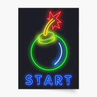 Poster, Gaming: Start, 20x30 cm