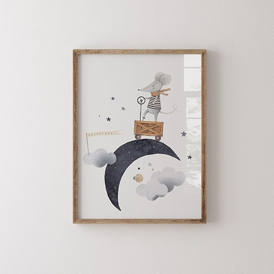 Poster, Noapte: Șoarece, 21x30