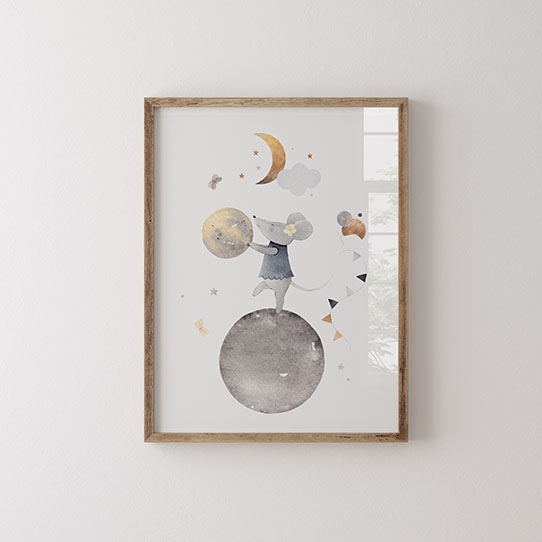 Poster, Noapte: Șoarece 2, 21x30