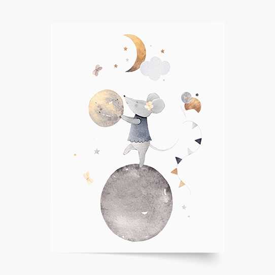 Poster, Noapte: Șoarece 2, 21x30