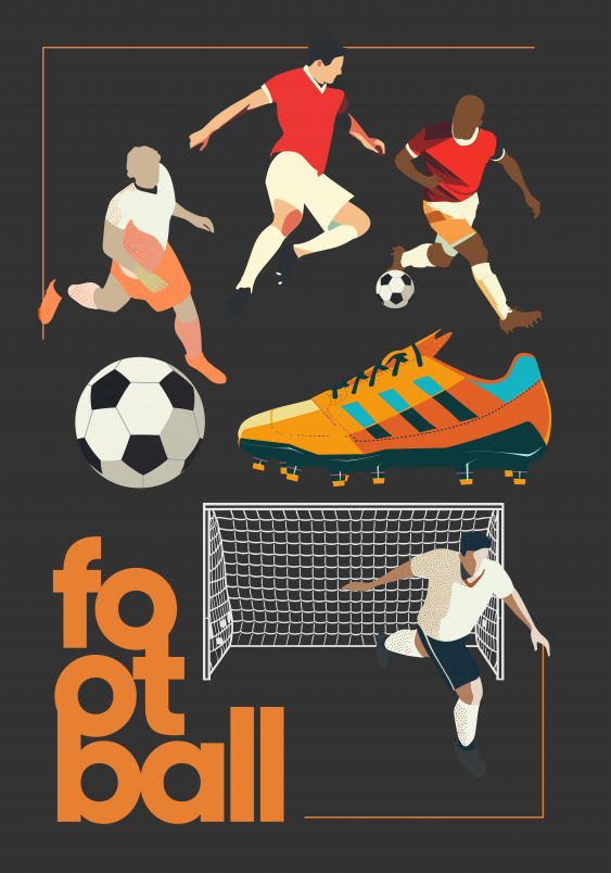 Tablou, Fotbal IV, 20x30 cm