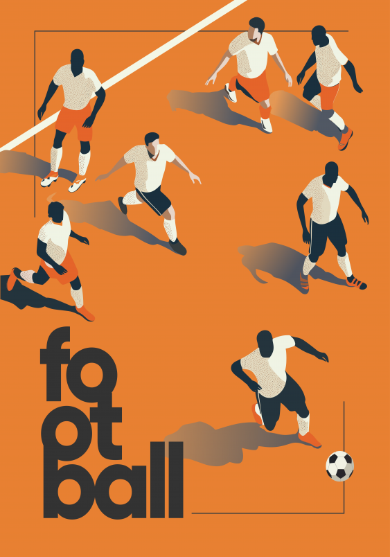 Tablou, Fotbal I, 50x70 cm