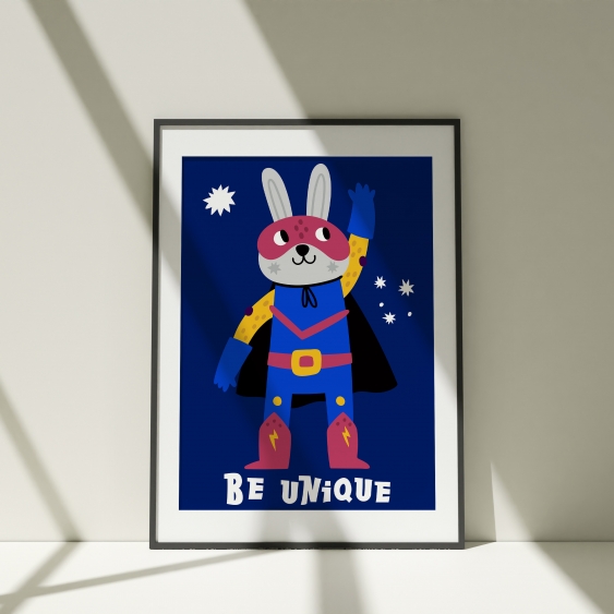 Rama pentru poster FLORIDA AK, negru, 50x70 cm