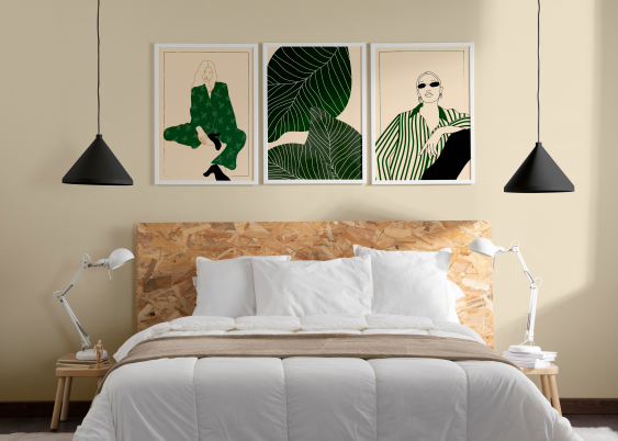 Rama pentru poster FLORIDA AF, alb, 21x30 cm