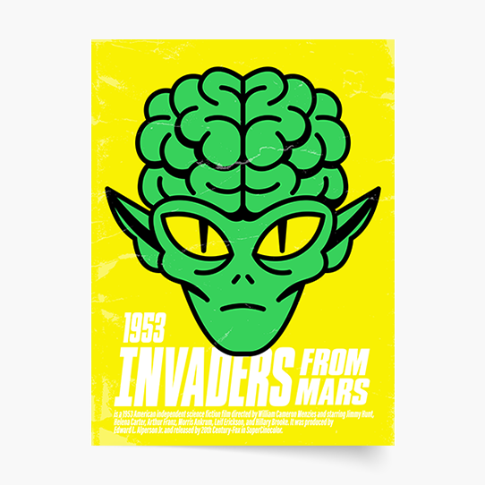 Poster, Horror: Invadatori de pe Marte, 21x30