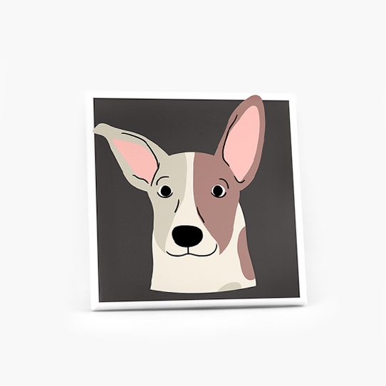 Tablou, Câini: Jack Russell, 50x50 cm
