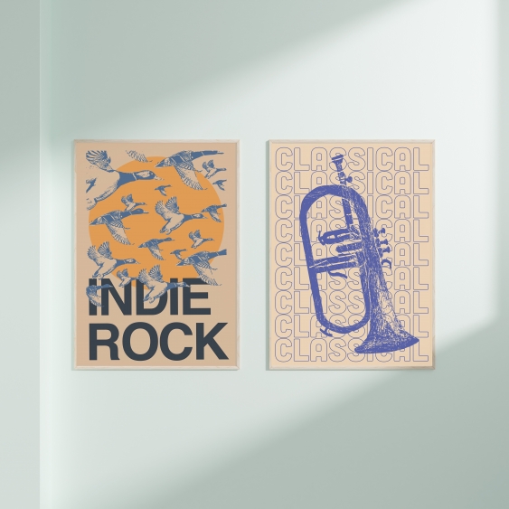 Poster, Muzică indie rock, 21x30