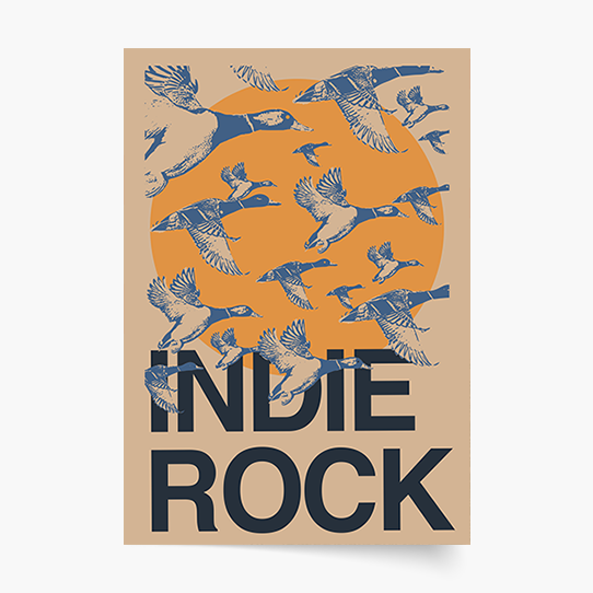 Poster, Muzică indie rock, 21x30