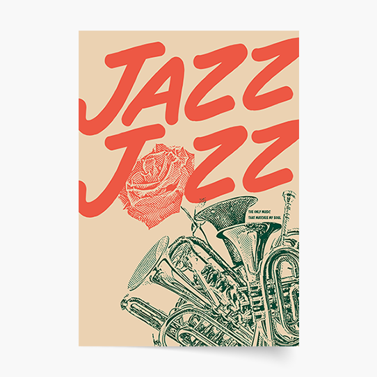 Poster, Muzică de jazz, 21x30