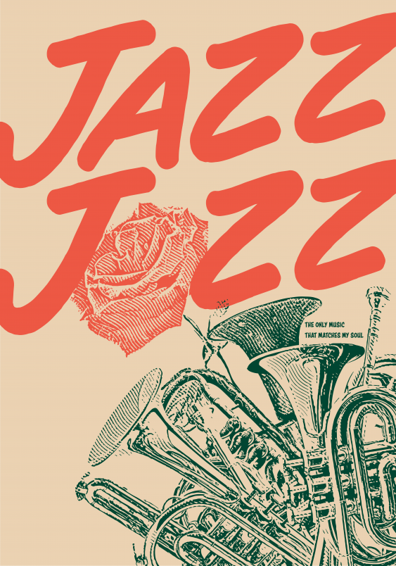 Poster, Muzică de jazz, 21x30