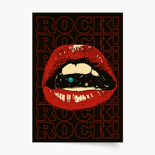 Poster, Muzică rock, 21x30