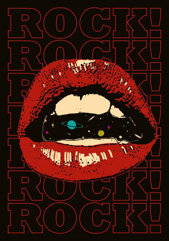 Poster, Muzică rock, 21x30