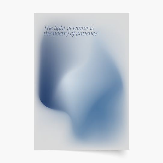 Poster, Lumină de iarnă, 21x30