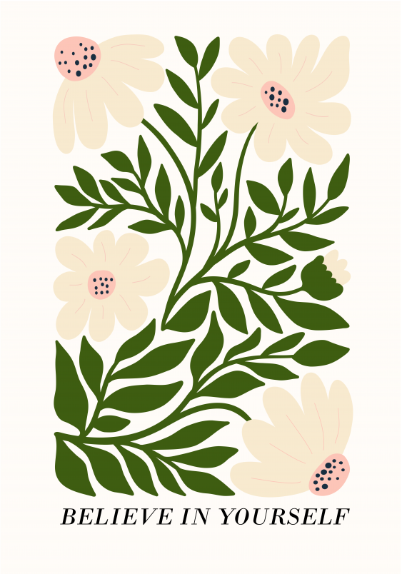 Poster, Motivațional: Crede, 30x40