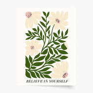 Poster, Motivațional: Believe, 20x30 cm