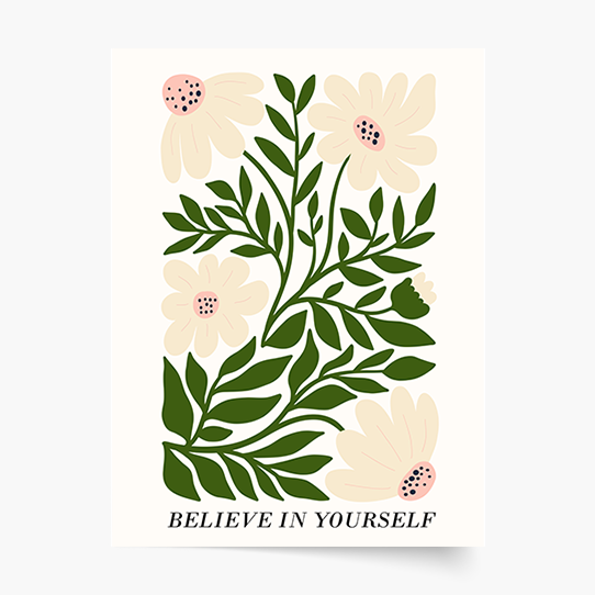 Poster, Motivațional: Crede, 30x40
