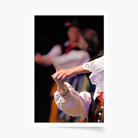 Poster, Folk: Dans, 21x30
