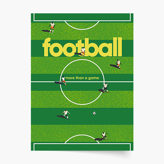 Poster, Fotbal: Meci, 21x30