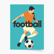 Poster,  Fotbal: Gol, 20x30 cm