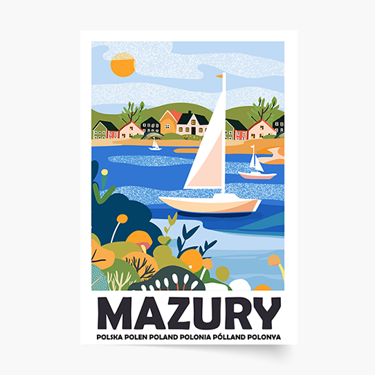 Poster, Regiuni: Masuria, 21x30