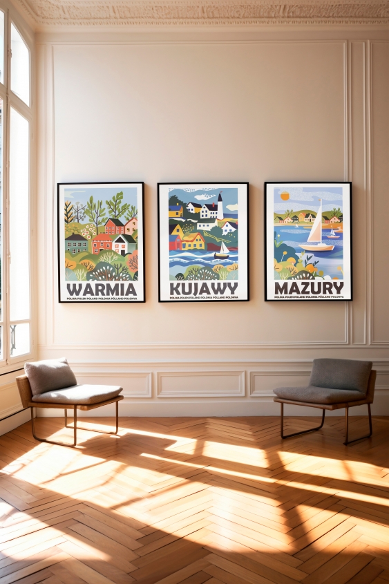 Poster, Regiuni: Varmia, 21x30