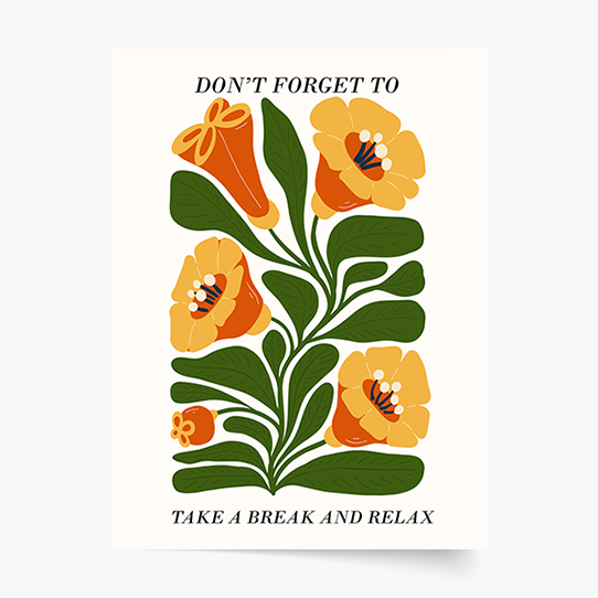 Poster, Motivațional: Ia o pauză, 30x40