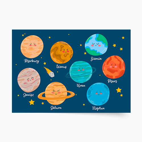 Poster, Planete spațiale, 30x21