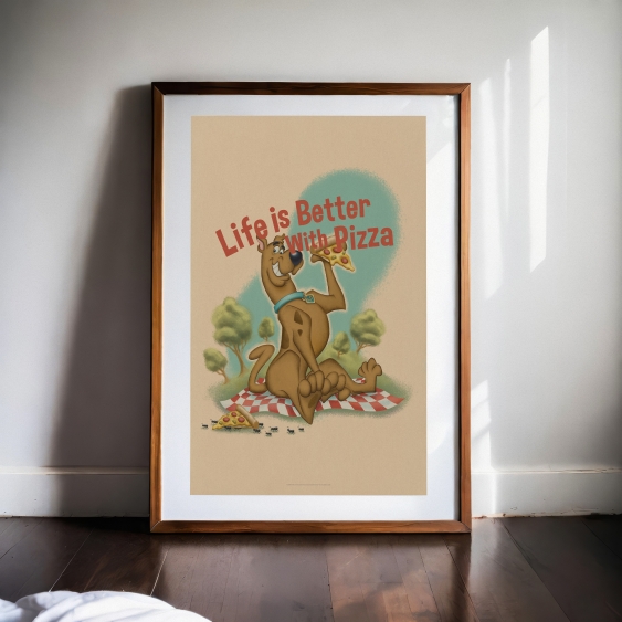 Poster, Scooby Doo: Pizza, 21x30