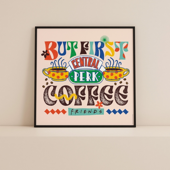 Poster, Prieteni: Prima cafea, 30x30