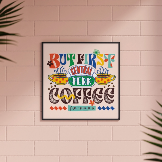 Poster, Prieteni: Prima cafea, 30x30