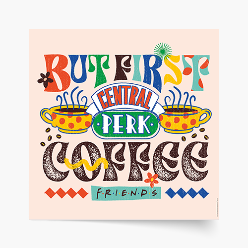 Poster, Prieteni: Prima cafea, 30x30