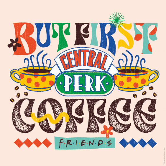 Poster, Prieteni: Prima cafea, 30x30