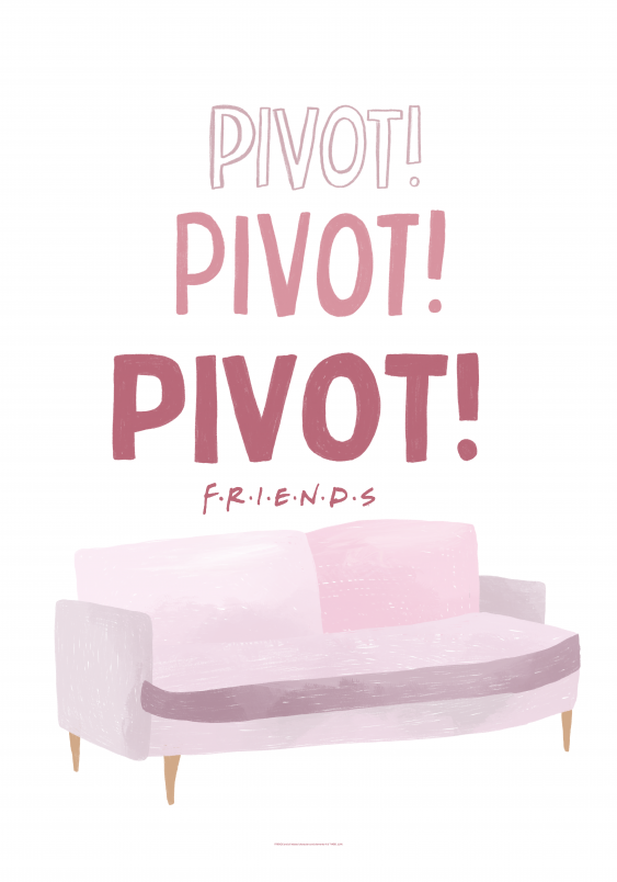 Poster, Prieteni: Pivot, 21x30