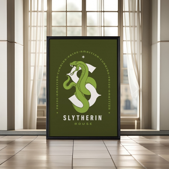 Poster, Harry Potter Domy: Viperini, 30x40