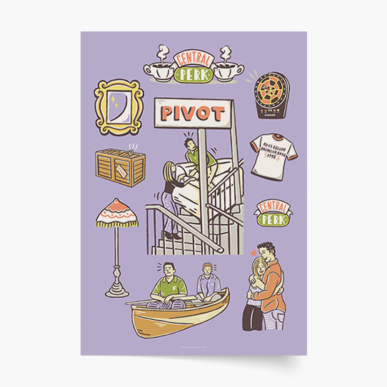 Poster, Prieteni: Violeta, 21x30