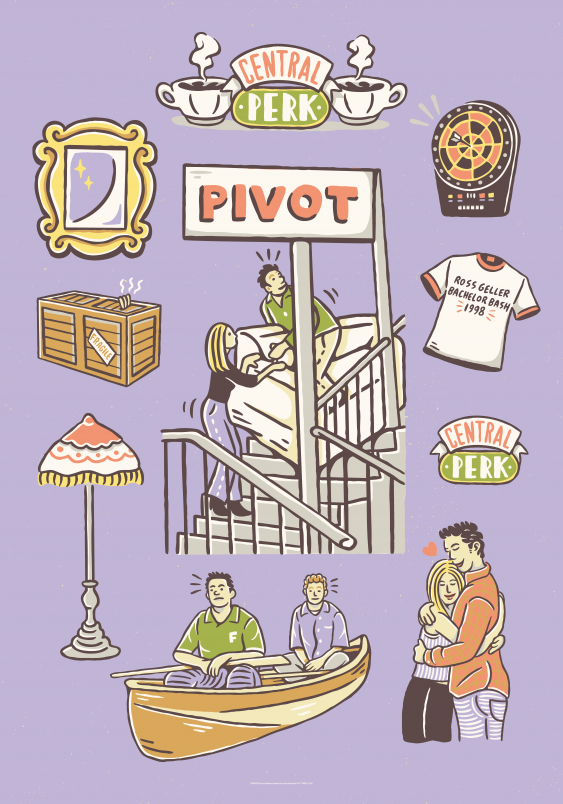Poster, Prieteni: Violeta, 21x30