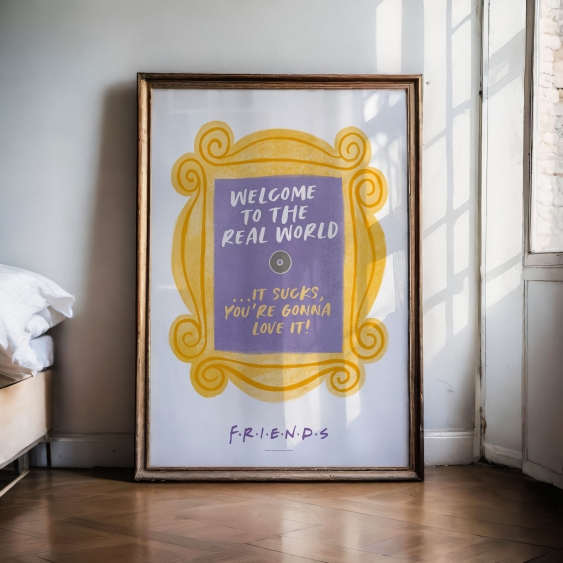 Poster, Prieteni: Bun venit, 21x30