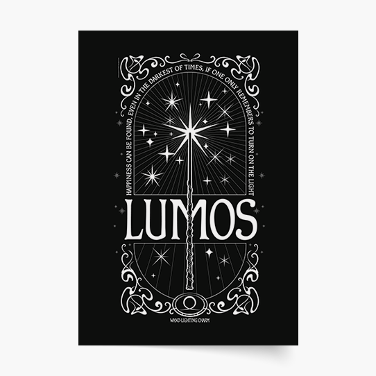 Poster, Harry Potter: Lumos, 30x40
