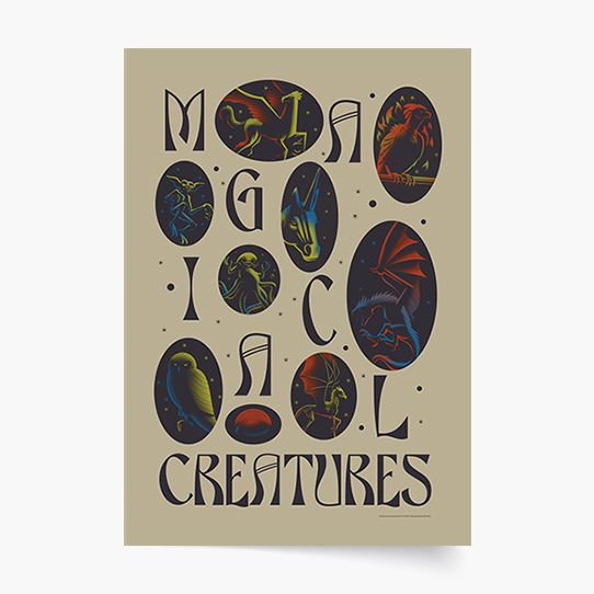 Poster, Harry Potter: Creaturi Magice, 30x40