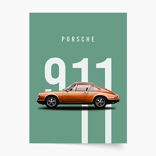 Poster, Mașini: Porsche 3, 21x30