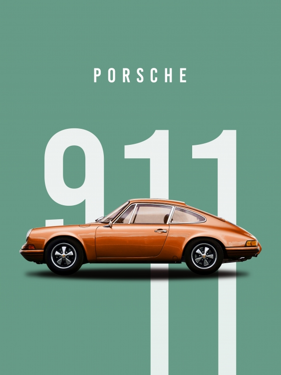 Poster, Mașini: Porsche 3, 21x30