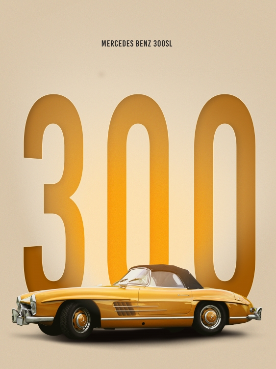 Poster, Mașini: Mercedes Benz 2, 21x30