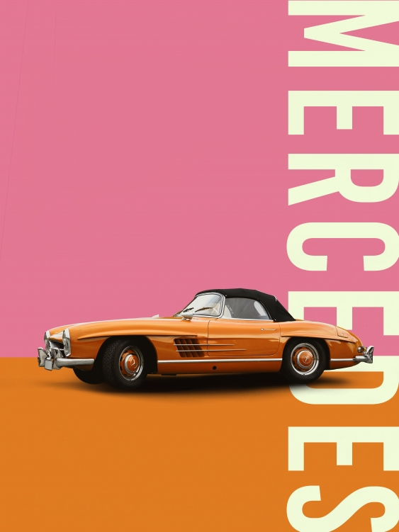 Poster, Mașini: Mercedes Benz, 21x30