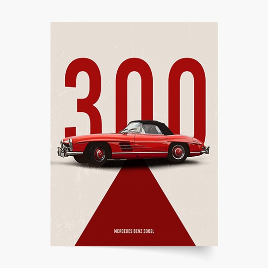 Poster, Mașini: Mercedes Benz 3, 21x30